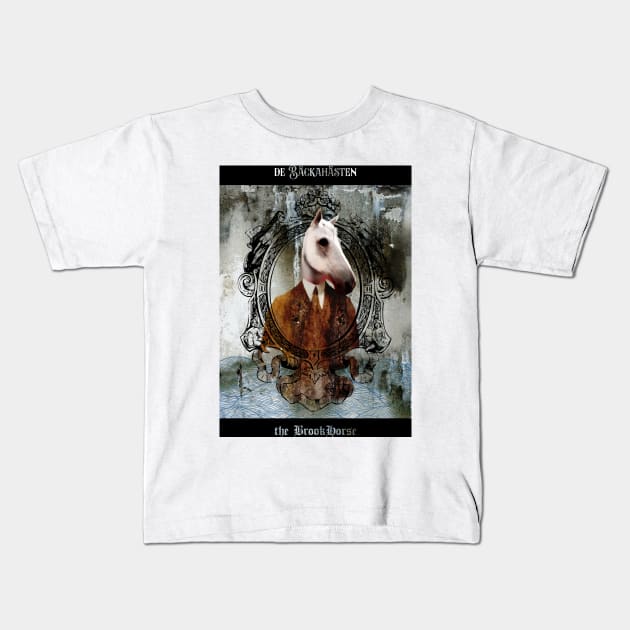 The BrookHorse De Bäckahästen kelpie horse monster legend Kids T-Shirt by sandpaperdaisy